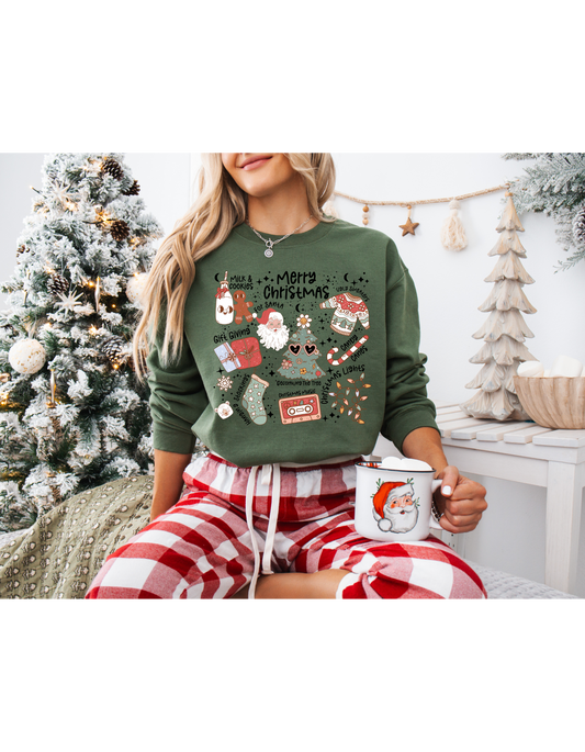 Christmas Collage Sweatshirt