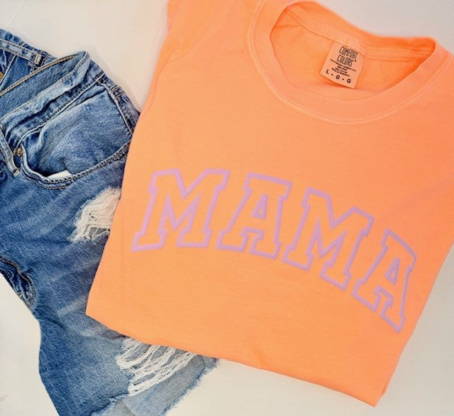 Neon MAMA Puff Tee