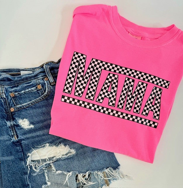 Neon Pink MAMA tee