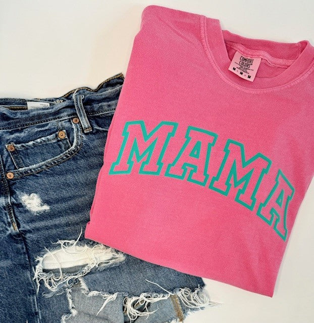 Neon MAMA Puff Tee